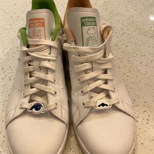 Adidas Stan Smith Disney sneakers Kermit and Miss Piggy size 11